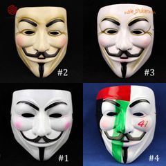 Mặt Nạ Hacker Vàng Bóng Anonymous 2020 - Phụ Kiện Hóa Trang Halloween Độc Đáo Cho Tiệc Tùng và Sự Kiện