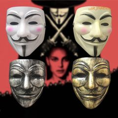 Mặt Nạ Hacker Vàng Bóng Anonymous 2020 - Phụ Kiện Hóa Trang Halloween Độc Đáo Cho Tiệc Tùng và Sự Kiện