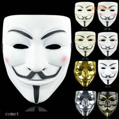 Mặt Nạ Hacker Vàng Bóng Anonymous 2020 - Phụ Kiện Hóa Trang Halloween Độc Đáo Cho Tiệc Tùng và Sự Kiện