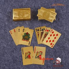 Bộ Bài Tây Cao Cấp Mạ Vàng 24K - Sang Trọng và Độc Đáo, Quà Tặng Ý Nghĩa Dành Cho Bạn Bè và Người Thân
