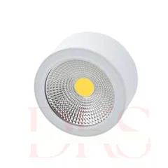 Đèn Ống Bơ Ốp Trần Nổi 12W Vỏ Trắng Nhôm Đúc - Chiếu Sáng Trang Trí Nội Thất, Công Nghệ LED Tiết Kiệm Năng Lượng