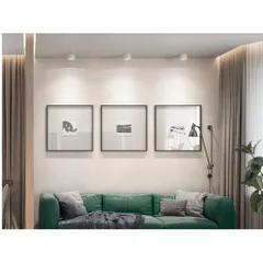Đèn Ống Bơ Ốp Trần Nổi 12W Vỏ Trắng Nhôm Đúc - Chiếu Sáng Trang Trí Nội Thất, Công Nghệ LED Tiết Kiệm Năng Lượng