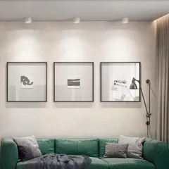 Đèn Ống Bơ Ốp Trần Nổi 12W Vỏ Trắng Nhôm Đúc - Chiếu Sáng Trang Trí Nội Thất, Công Nghệ LED Tiết Kiệm Năng Lượng