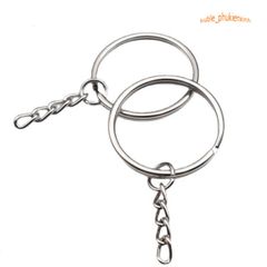 Bộ 10 Móc Khóa Sắt Vòng Đôi Handmade - Chất Liệu Bền Bỉ, Tổ Chức Gọn Gàng, Phụ Kiện DIY Thú Vị
