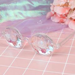 Kính Mát Vạn Hoa Tròn Thời Trang Unisex - Phong Cách Năng Động, Chất Liệu Nhựa Cao Cấp, Màu Đen, Hồng, Trong Suốt 543010