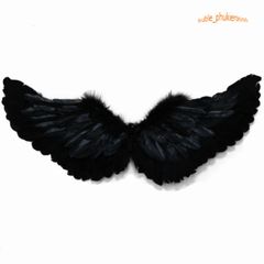 Cánh Thiên Thần Trắng và Ác Quỷ Đen Cosplay - Phụ Kiện Hóa Trang Tiệc Tùng Cho Người Lớn Và Trẻ Em, Chất Liệu Lông Giả Thật 100%
