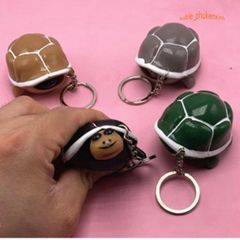 Móc Khóa Rùa Thụt Cổ Dễ Thương - Độc Đáo, Ngộ Nghĩnh - Phụ Kiện Thời Trang Chất Liệu Nhựa Dẻo, Quà Tặng Tuyệt Vời
