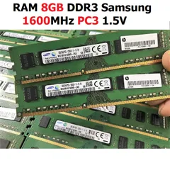 RAM 8GB DDR3 1600MHz Samsung/Kingston PC3 1.5V cho Máy Tính Để Bàn - Bảo Hành 3 Năm 1 Đổi 1