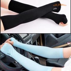 Găng tay chống nắng Let's Slim xỏ ngón - Bảo vệ UV, giữ ẩm, thoáng mát cho nam nữ khi chơi thể thao ngoài trời