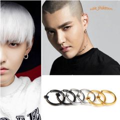 Khuyên Tai Nam Kẹp Tròn Titan Thời Trang - Bông Tai Không Cần Xỏ Lỗ Phong Cách Idol Hàn Quốc - Trang Sức Nam Unisex