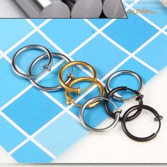 Khuyên Tai Nam Kẹp Tròn Titan Thời Trang - Bông Tai Không Cần Xỏ Lỗ Phong Cách Idol Hàn Quốc - Trang Sức Nam Unisex