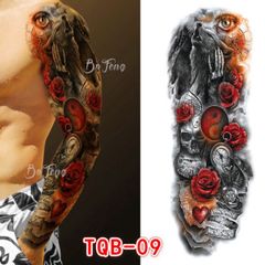 Hình Xăm Dán Kín Tay Chống Thấm Nước Tạm Thời - Thời Trang Cá Tính Cho Người Yêu Thích Xăm Hình Giả