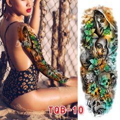 Hình Xăm Dán Kín Tay Chống Thấm Nước Tạm Thời - Thời Trang Cá Tính Cho Người Yêu Thích Xăm Hình Giả