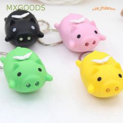 Móc Khóa Heo Thiên Thần Phát Sáng LED – Móc Khóa Dễ Thương Có Âm Thanh và Đèn, Quà Tặng Độc Đáo Cho Fan Hâm Mộ