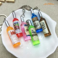 Móc Khóa Hình Chai Rượu Nhiều Màu - Phụ Kiện Dễ Thương, Tiện Dụng Cho Quà Tặng Doanh Nghiệp và Sự Kiện