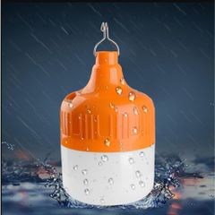 Bóng Đèn LED Tích Điện Đa Năng 100W-150W, Có Móc Treo USB, 3 Chế Độ Sáng, Thời Gian Sử Dụng 4-8 Giờ - Tiện Ích Khi Mất Điện, Dã Ngoại
