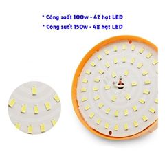 Bóng Đèn LED Tích Điện Đa Năng 100W-150W, Có Móc Treo USB, 3 Chế Độ Sáng, Thời Gian Sử Dụng 4-8 Giờ - Tiện Ích Khi Mất Điện, Dã Ngoại