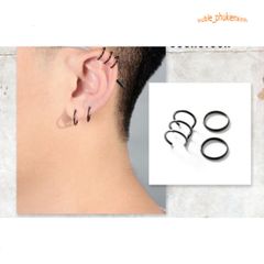 Khuyên Tai Chữ U Không Cần Xỏ Lỗ Thời Trang Hàn Quốc Cho Nam Nữ - Thiết Kế Đẹp và Tiện Lợi, Chất Liệu Thép Không Gỉ