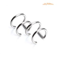 Khuyên Tai Chữ U Không Cần Xỏ Lỗ Thời Trang Hàn Quốc Cho Nam Nữ - Thiết Kế Đẹp và Tiện Lợi, Chất Liệu Thép Không Gỉ