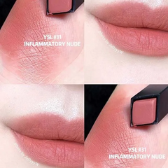 Son Yves Saint Laurent YSL Rouge Pur Couture The Slim 31 Inflammatory Nude - Son môi cam hồng đất tự nhiên, chất lượng cao, bền màu, sang trọng.