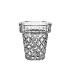 Lọ hoa pha lê Diamond Classic 17cm Crystal Bohemia - Trang trí bàn tiệc tinh tế, món quà hoàn hảo cho người thân và bạn bè