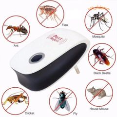 Máy Đuổi Côn Trùng Pest Reject - An Toàn, Không Độc Hại, Sử Dụng Sóng Siêu Âm, Hiệu Quả Đuổi Muỗi, Chuột, Gián Trong Nhà.