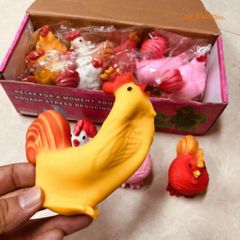 Đồ Chơi Bóp Mềm Hình Chú Gà Trống Squishy - Giảm Căng Thẳng, Thư Giãn Cho Trẻ Em Và Người Lớn, Quà Tặng Đáng Yêu