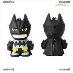 Móc Khóa Batman Người Dơi LED Phát Âm Thanh - Phụ Kiện Thời Trang Siêu Anh Hùng Độc Đáo và Cá Tính