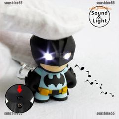 Móc Khóa Batman Người Dơi LED Phát Âm Thanh - Phụ Kiện Thời Trang Siêu Anh Hùng Độc Đáo và Cá Tính