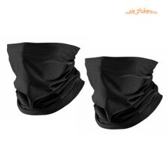 Khăn Bịt Mặt Đa Năng Chống Nắng & Bụi - Khăn Phượt Đen Trơn Tiện Lợi, Co Giãn Tốt, Dễ Sử Dụng cho Nam Nữ