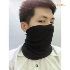 Khăn che mặt đa năng Alan Walker màu đen - Khẩu trang tiện lợi, thấm hút mồ hôi, sử dụng nhiều cách cho nam nữ
