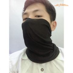 Khăn che mặt đa năng Alan Walker màu đen - Khẩu trang tiện lợi, thấm hút mồ hôi, sử dụng nhiều cách cho nam nữ