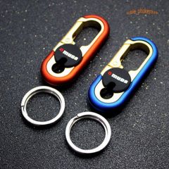 Móc Khóa Cao Cấp OMUDA 3754 - Chất Liệu Inox Bền Bỉ và Sang Trọng, Móc Xe Ô Tô và Xe Máy, Màu Cam và Xanh Kích Thước 6.5x3cm