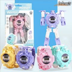 Đồng Hồ Biến Hình Siêu Nhân Lắp Ráp 022A 023A - Đồ Chơi Trẻ Em An Toàn, Thiết Kế Sáng Tạo và Rực Rỡ cho Bé Trai