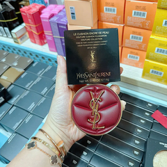 Phấn Nước Yves Saint Laurent YSL Le Cushion Encre De Peau Limited Tone 20 (Vỏ Đỏ) - Trang Điểm Cao Cấp, Làn Da Tự Nhiên, Chính Hãng