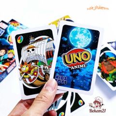 Bộ Thẻ Bài UNO Anime Mới: One Piece, Naruto, Dragon Ball, Demon Slayer - Trò Chơi Giải Trí Đầy Thú Vị Cho Trẻ Em