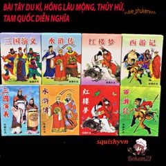 Bộ Bài Tây Du Ký Hộp Đựng - Bộ Poker Tôn Ngộ Không 54 Lá Anime Manga Độc Đáo, Dễ Thương, Quân Bài In 2 Mặt