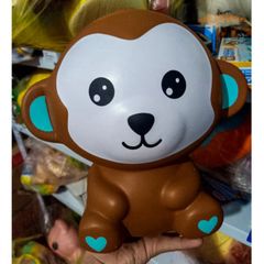 Đồ Chơi Squishy Hình Chú Khỉ Con Màu Nâu Khổng Lồ 30-40cm - Đáng Yêu và Thú Vị Cho Trẻ Em