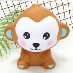 Đồ Chơi Squishy Hình Chú Khỉ Con Màu Nâu Khổng Lồ 30-40cm - Đáng Yêu và Thú Vị Cho Trẻ Em