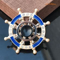 Con Quay Spinner Kim Loại 8 Cánh 2 Tầng - 6 Viên Bi Đỏ, Quay êm, Giải Tỏa Stress - Đồ Chơi Trẻ Em Chất Lượng Cao