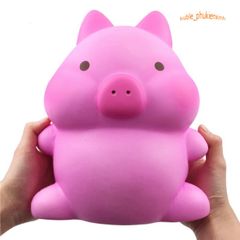 Squishy Heo Hồng Khổng Lồ - Đồ Chơi Dễ Thương 30-40cm Mẫu Màu Hương Vị Trái Cây - Chất Liệu Mềm Mại, Đổi Trả 15 Ngày