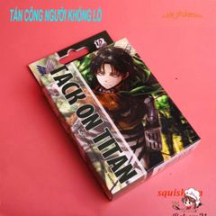 Bộ Bài Tây Anime Attack on Titan - 54 Lá Hình Khác Nhau Trong Hộp, Quà Tặng Độc Đáo Cho Fan Hâm Mộ