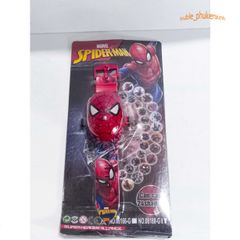 Đồng Hồ Chiếu Hình 3D Spider-Man Cho Bé Trai - Chiếu 24 Hình Ảnh Nhân Vật Siêu Anh Hùng Nổi Tiếng, Đồ Chơi An Toàn, Thời Trang Cá Tính