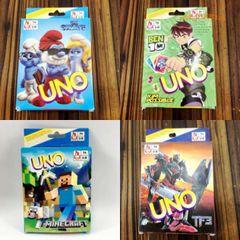 Thẻ bài Uno Hoạt Hình - Bộ trò chơi Uno Classic, Wild, Skip Bo, Flip, Phase 10, DOS, BTS, Harry Potter, Super Mario