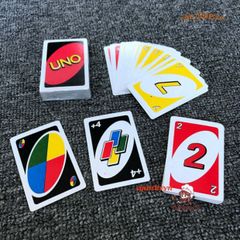Bộ bài UNO 110 lá CAO CẤP - Trò chơi Board Game vui vẻ cho gia đình, chất liệu giấy Dày và Bền, thích hợp cho 2-10 người chơi