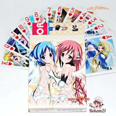 Bộ bài Tây Anime SORA NO OTOSHIMONO - Bộ bài Poker 54 lá dễ thương in hình Anime Manga độc đáo từ thiên đường, quà tặng fan anime.