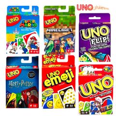 Bộ bài UNO ALL WILD 112 lá - Trò chơi thẻ bài vui nhộn cho mọi lứa tuổi, phiên bản Super Mario, Elsa, Mine Craft và nhiều mẫu khác!