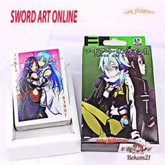 Bộ bài tây 54 lá và tú lơ khơ 52 lá Anime Sword Art Online - Đồ chơi trẻ em thiết kế độc đáo, hộp đựng cao cấp.