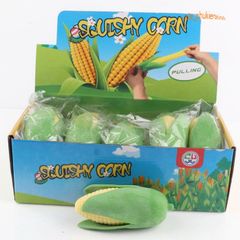 Squishy Gudetama Bắp Ngô Bóc Vỏ Màu Xanh Vàng - Đồ Chơi Xả Stress Mochi Slime Đáng Yêu, Giải Tỏa Căng Thẳng