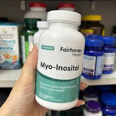 Viên uống hỗ trợ thụ thai Fairhaven Health Myo-Inositol USA 120 viên